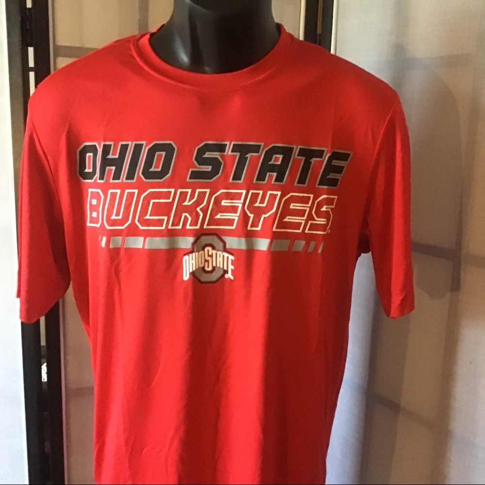Ohio state buckeyes fast break poly t-shirt